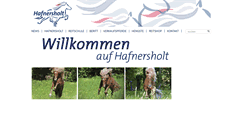Desktop Screenshot of hafnersholt.de
