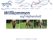 Tablet Screenshot of hafnersholt.de